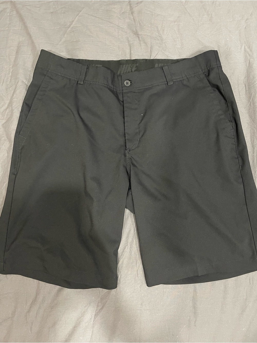 Nike Black Flat Front Men's Shorts